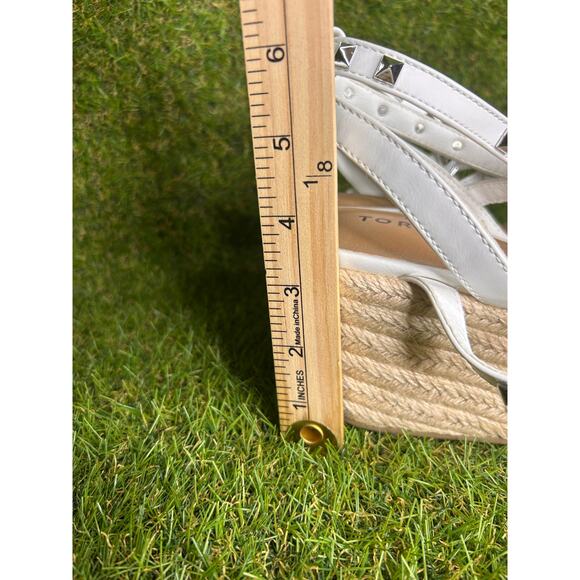 Torrid‎ White Studded Gladiator Platform Sandal 8WW NWOT - Picture 5 of 13